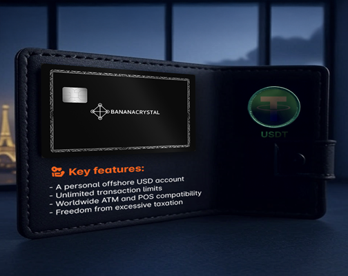 Physical Crypto Debit Card